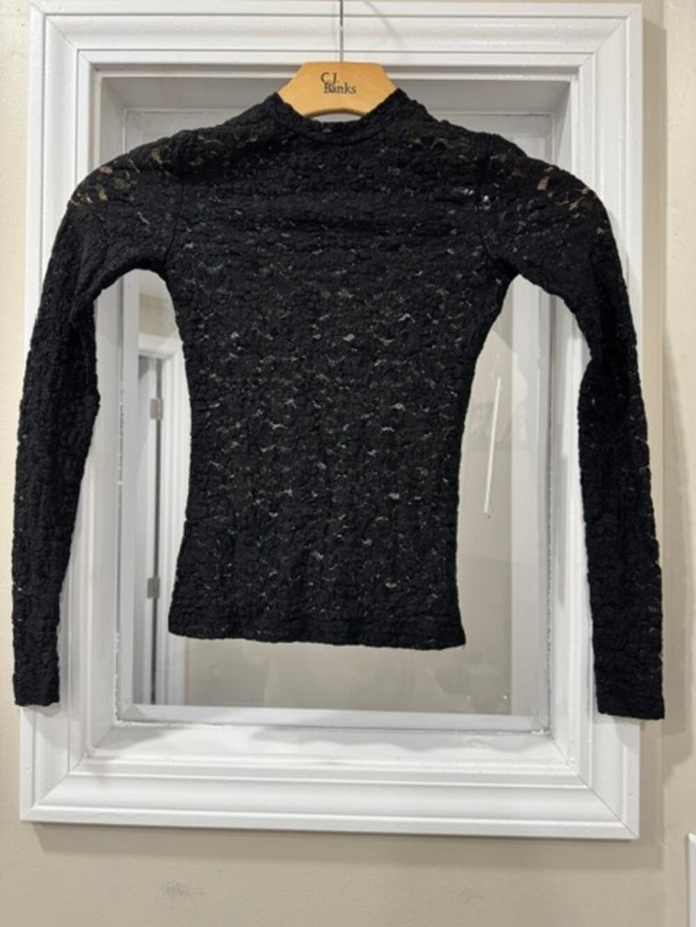 Aqua Lace Top
